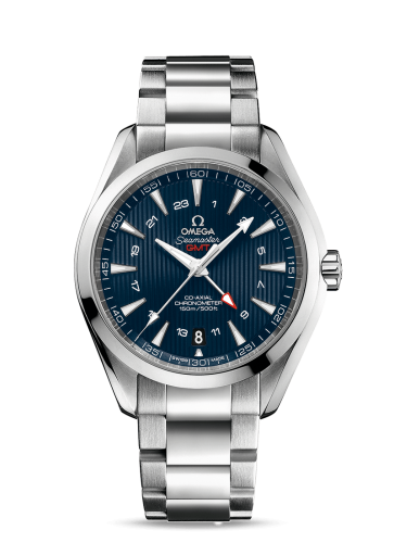 Omega Seamaster Aqua Terra 150M Co-Axial 43 GMT Stainless Steel / Blue / Bracelet